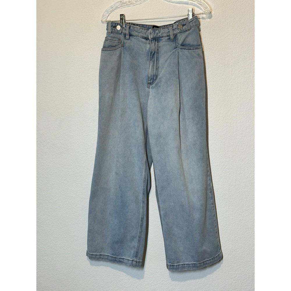 Y2K UrbanOutfitters BDG Women Size 28 Hi Rise Jeans Light Baggy Wide Leg 28 X 26